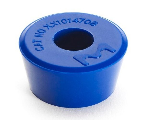 SILICONE NO 8 STOPPER 9/16 HOLE, 5/PK pack 1X1EA