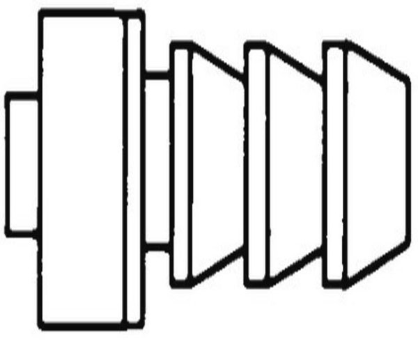 1/4ID HOSE-MALE LUER NICKLE PLATED BRASS pack 1X1EA