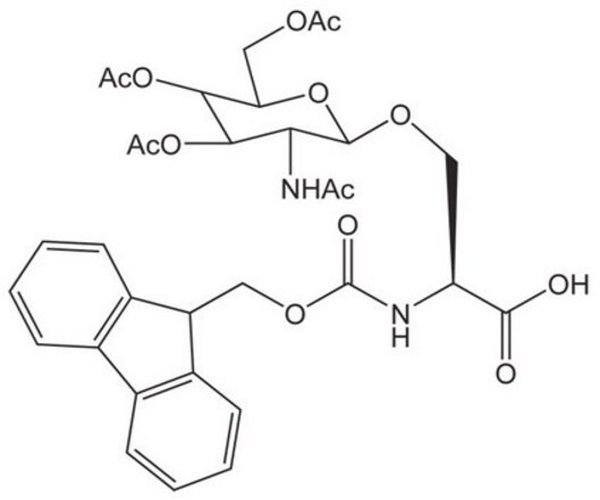 Fmoc-Ser(Ac3AcNH-Glc)-OH 25 MG pack 1X1EA