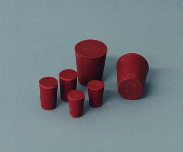 Tapon goma roja, diam. (inf-sup) 14-17.5 mm 100 uds