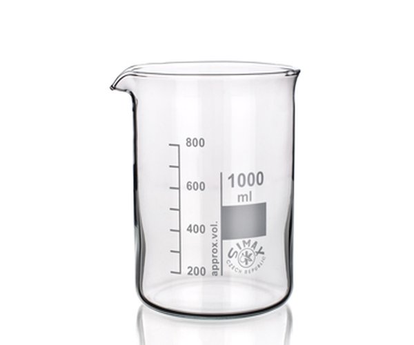 Vaso c/pico forma baja Simax 100ml 10 uds
