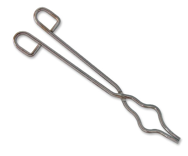 Pinza acero inox. p/crisoles, 300 mm