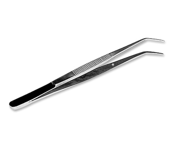 Pinza diseccion curva, 150 mm  10 uds