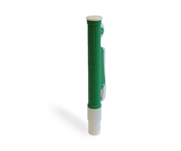 Aspirador pipetas, 10 mL verde
