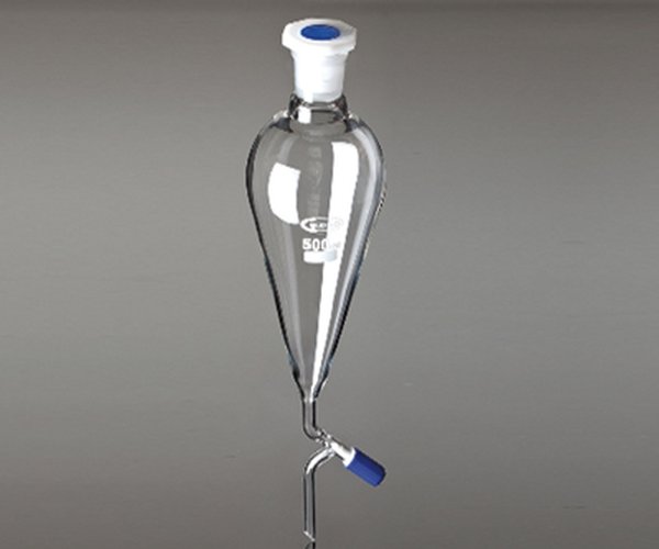Embudo decant. Squibb llave punzon PTFE, 250 mL