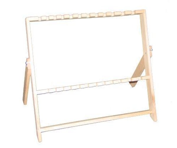 Gradilla de madera inclinada para 12 pipetas