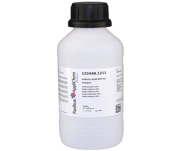 Acido Sulfurico 25% para analisis , 1 L