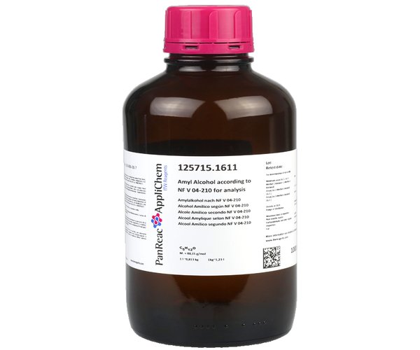 Alcohol Amilico segun NF V 04-210 para analisis , 1 L