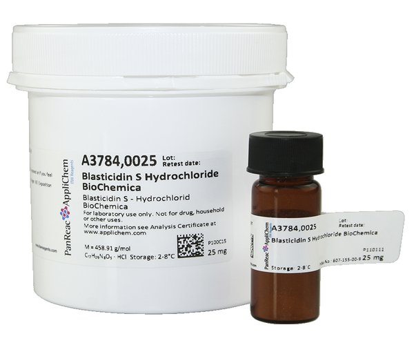 Blasticidina S Clorhidrato BioChemica  , 25 mg