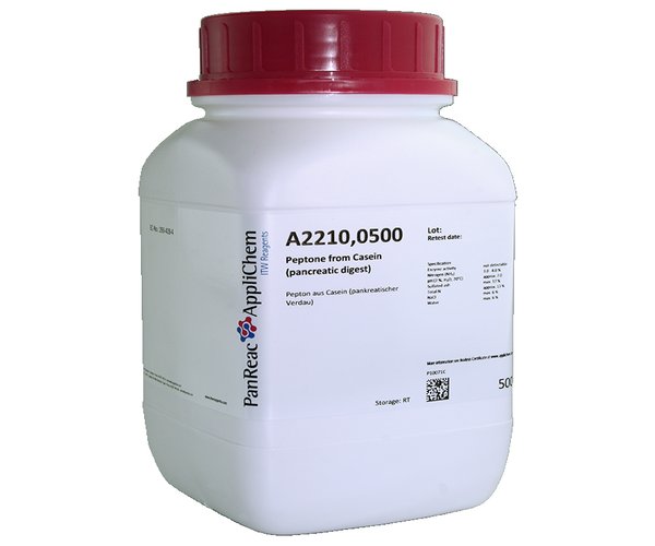 Peptona de Caseina (digerido pancreatico) , 500 g