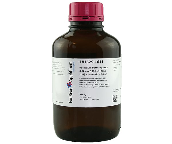 Potasio Permanganato (Permanganato Potasico) 0,02 mol/l (0,1N) (Reag. USP) solucion v , 1 L