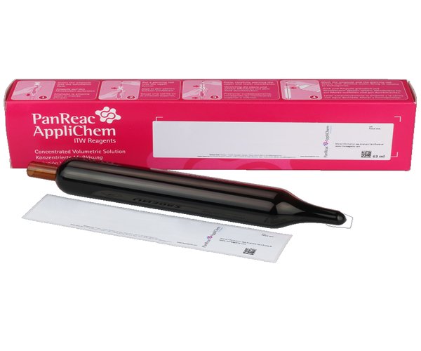 Potasio Permanganato (Permanganato Potasico) 0,02 mol (3,161g KMnO4) para preparar 1l , 1 ampolla