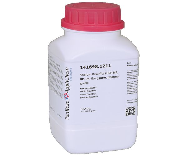Sodio Disulfito (USP-NF, BP, Ph. Eur.) puro, grado farma , 1 kg