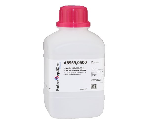 TE, Tampon (1X) pH 8,0 bajo en EDTA para biologia molecular , 1 L