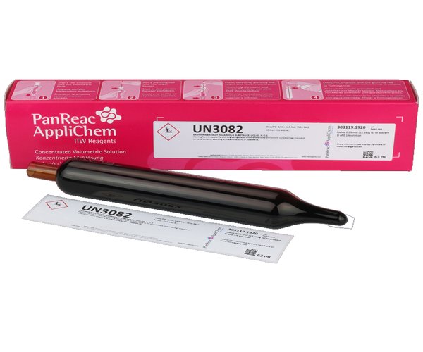 Yodo 0,05 mol (12,690g I2) para preparar 1l de solucion volumetrica 0,1N  , 1 ampolla