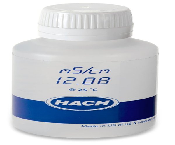 Disolucion patron de conductividad 12.88 mS/cm, con certificado de analisis, frasco de 125 ml.