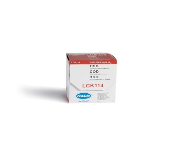DQO, cubeta- test, rango de medida 150-1000 ppm, 25 test