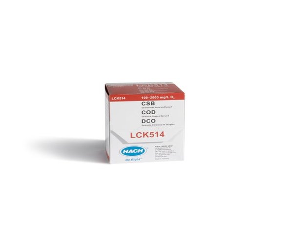DQO , cubeta- test, rango de medida 100-2000 ppm, 25 test