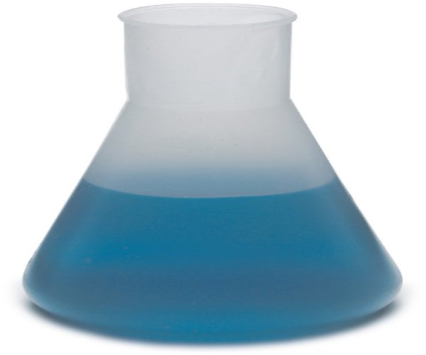 FLASK, ERLENMEYER PP 125ML PK/12
