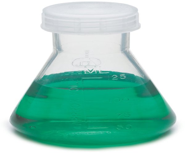FLASK, ERLENMEYER  PMP  125ML  PK/6