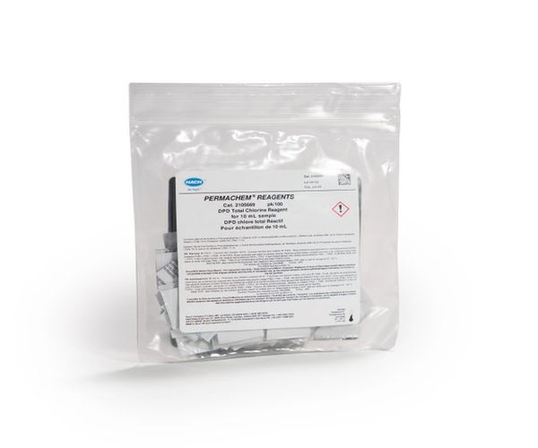 CLORO TOTAL, Reactivo DPD, (PWD. P. P/POCKET (0-2 mg/l). 100 TEST