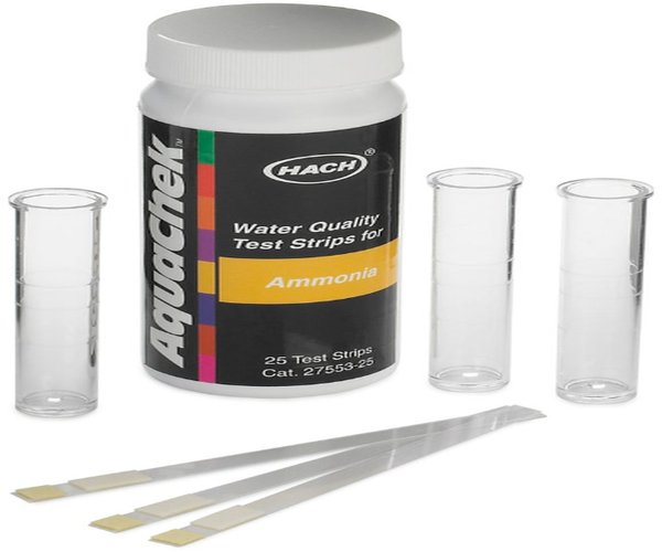 AMONIO, Test Strips, LR (0-6 ppm), pk 25, p/agua de mar