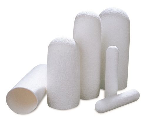 Cartuchos extraccion celulose GRADO 603, 33 x 205mm - espessura 1.5mm 1 x 25/pk