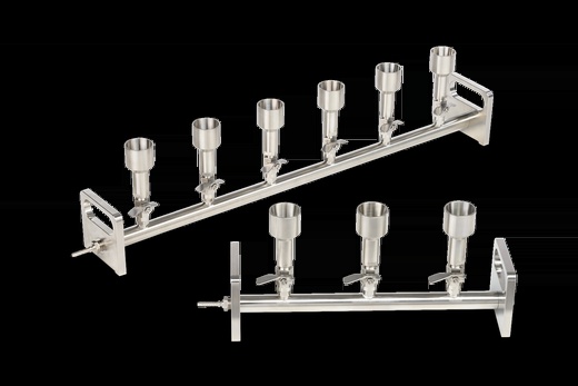 Rampa filtracion, 6 plazas, acero inox, autoclavable, esterilizable hasta 180ºC1 EA