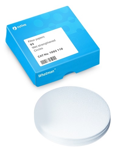 Papel filtro cualitativo endurecido crepado GRADO 91 Hojas, 580 x 580mm (10 µm)1 x 500/pk