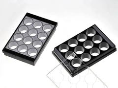Placa de 12 pocillos con fondo de cubreobjetos de polímero similar al vidrio n.° 1.5. 20 unidades po - Cellvis - Placas multiwell - Placas y matraces de cultivo celular - P12-1.5P-0