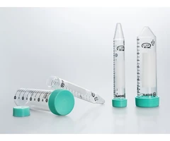 Tubos de centrífuga de polipropileno de 15 ml, com tampa de rosca, embalagem estéril com 500 unidade