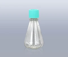Tubo Erlenmeyer PETG, sin tratar, libre de DNasa/RNasa, apirógeno, vent (Muestra) de 125 ml - PQN Essentials - Otros matraces - Placas y matraces de cultivo celular-3