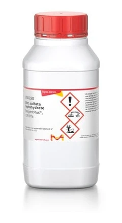 Zinc sulfate heptahydrate ReagentPlus®, ≥99.0% pack 1X2.5KG - Sigma Aldrich - Salts and inorganic substances - Salts and inorganic substances - Z4750-2.5KG-3