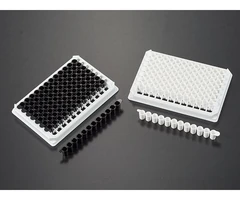Placa de prueba de luminiscencia de 96 pocillos desmontable, negra, 12 pocillos/tira, paquete no est - PQN Essentials - Otras placas - Placas-0