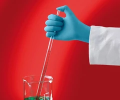 Touch N Tuff disposable gloves, TNT Blue, nitrile, size S, 300 mm, powder-free, light blue - Ansell - Gloves - Nitrile