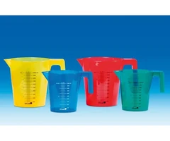 Graduated jug, colored, 500 ml, green - VITLAB - Gloves - Nitrile