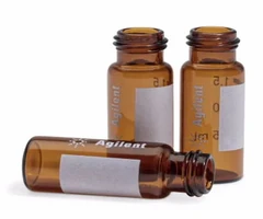 Frasco, rosca, 2 ml, ámbar, WrtOn, certificado, paquete de 100 - Agilent - Kit de viales y tapones - Viales y tapones - 5182-0716-0