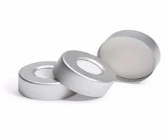 Tapones de compresión Hdspc Al, separadores de PTFE/Si, 20 mm, paquete de 100 unidades. - Agilent - Cierres, tapones y septas - Viales y tapones - 5183-4477-0