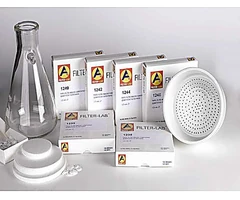 PAPEL FILTRO ANALISIS CUANTITATIVO ref 1242  Ø125  mm. Caja 100 unids - Anoia Filter Lab - Papel de filtro - Papeles de análisis cuantitavos - Filtración - PN1242125-0