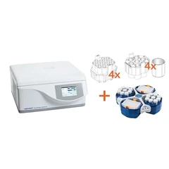 Centrifuge 5910Ri refrigerada, rotor S-4xUniv., adapt.tubo conico 5/15/50mL,botella 175-250mL,placa - Eppendorf - Benchtop centrifuges