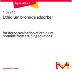 Ethidium bromide adsorber for decontamination of ethidium bromide from staining solutions pack 1X1EA - Sigma Aldrich - Biochemical compounds