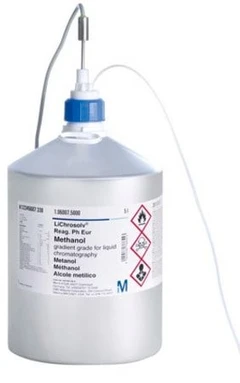 Metanol de grado para cromatografía líquida LiChrosolv® Reag. Ph Eur pack 1X1EA - Supelco - Disolventes para LC y GC - Disolventes y reactivos - 1060072500-1