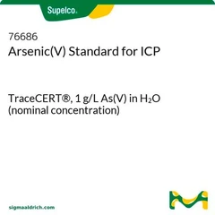 Estándar de arsénico(V) para ICP TraceCERT®, 1 g/L de As(V) en H₂O (concentración nominal), envase d - Supelco - Espectroscopia-Patrones - Espectroscopia-Patrones - 76686-100ML-0