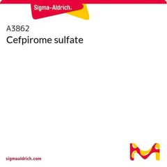 CEFPIROME SULFATE pack 1X500MG - Sigma Aldrich - Antimicrobianos