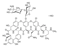 Vancomycin hydrochloride from Streptomyces orientalis ≥900 μg per mg (as vancomycin base) pack 1X100 - Sigma Aldrich - Antimicrobianos