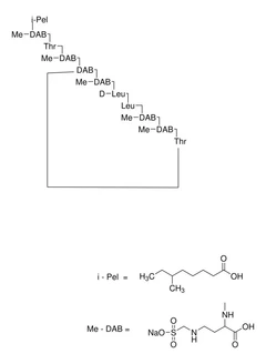 Colistin sodium methanesulfonate from Bacillus colistinus pack 1X1G - Sigma Aldrich - Antimicrobianos