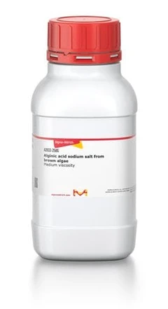Sal sódica de ácido algínico procedente de algas pardas. Viscosidad media. Envase de 1 x 250 g. - Sigma Aldrich - Compuestos bioquímicos - Compuestos bioquímicos - A2033-250G-2