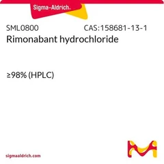 Clorhidrato de rimonabant ≥98% (HPLC) envase 1X5MG - Sigma Aldrich - Compuestos bioquímicos - Compuestos bioquímicos - SML0800-5MG-0