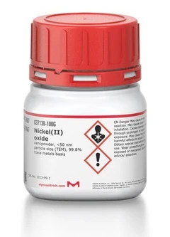ÓXIDO DE NÍQUEL(II), NANOPOLVO, <50 NM (T& pack 1X25G) - Sigma Aldrich - Sales y sustancias inórganicas - Sales y sustancias inórganicas - 637130-25G-2