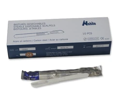 Bisturis desechables nº 22, c/10 - PQN Essentials - Cuchillas y Bisturís